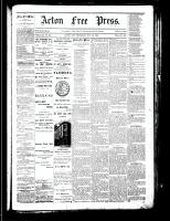 Acton Free Press (Acton, ON), November 29, 1883