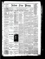 Acton Free Press (Acton, ON), February 28, 1884