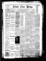 Acton Free Press (Acton, ON), March 6, 1884