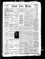 Acton Free Press (Acton, ON), May 1, 1884