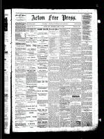 Acton Free Press (Acton, ON), September 18, 1884