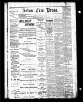 Acton Free Press (Acton, ON), November 13, 1884