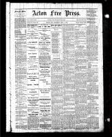 Acton Free Press (Acton, ON), December 11, 1884