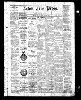 Acton Free Press (Acton, ON), December 25 1884