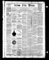 Acton Free Press (Acton, ON), January 8, 1885