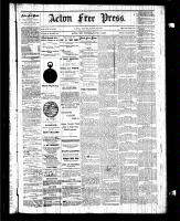 Acton Free Press (Acton, ON), February 5, 1885