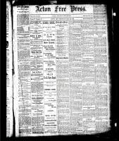 Acton Free Press (Acton, ON), March 19, 1885