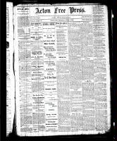 Acton Free Press (Acton, ON), April 2, 1885