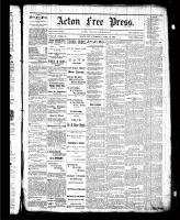 Acton Free Press (Acton, ON), April 30, 1885