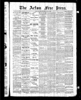 Acton Free Press (Acton, ON), July 9, 1885