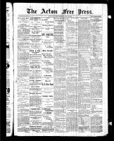 Acton Free Press (Acton, ON), July 23, 1885