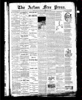 Acton Free Press (Acton, ON), December 24, 1885