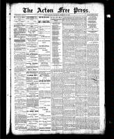 Acton Free Press (Acton, ON), February 25 1886