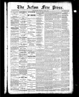 Acton Free Press (Acton, ON), March 4, 1886