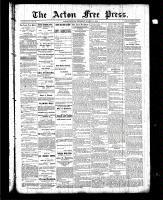 Acton Free Press (Acton, ON), March 11, 1886