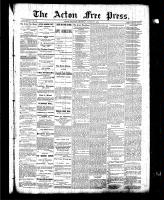 Acton Free Press (Acton, ON), March 25, 1886