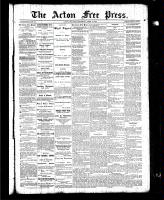 Acton Free Press (Acton, ON), April 1, 1886