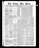 Acton Free Press (Acton, ON), July 1, 1886