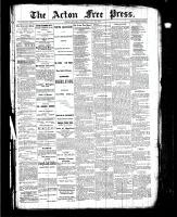 Acton Free Press (Acton, ON), July 22, 1886