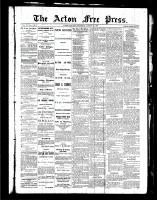 Acton Free Press (Acton, ON), August 19, 1886