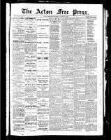 Acton Free Press (Acton, ON), October 7, 1886