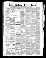 Acton Free Press (Acton, ON), November 11, 1886