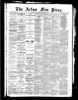 Acton Free Press (Acton, ON), December 2, 1886