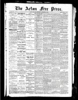 Acton Free Press (Acton, ON), December 9, 1886