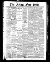 Acton Free Press (Acton, ON), January 13, 1887