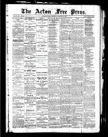 Acton Free Press (Acton, ON), January 20, 1887