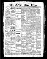 Acton Free Press (Acton, ON)27 Jan 1887