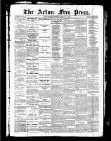 Acton Free Press (Acton, ON), February 10, 1887