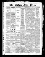 Acton Free Press (Acton, ON), February 17, 1887