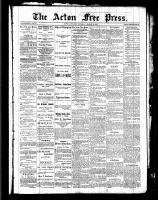 Acton Free Press (Acton, ON), March 3, 1887