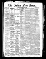Acton Free Press (Acton, ON), April 28, 1887
