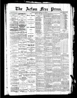 Acton Free Press (Acton, ON), May 26, 1887