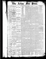 Acton Free Press (Acton, ON), July 7, 1887