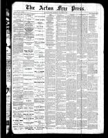 Acton Free Press (Acton, ON), December 22, 1887