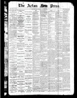 Acton Free Press (Acton, ON), January 5, 1888