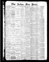 Acton Free Press (Acton, ON), January 26, 1888