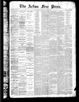 Acton Free Press (Acton, ON), August 9, 1888