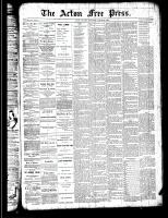 Acton Free Press (Acton, ON), August 30, 1888
