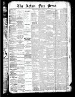 Acton Free Press (Acton, ON), October 18, 1888
