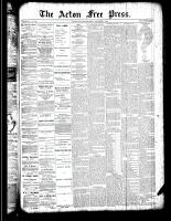 Acton Free Press (Acton, ON), November 1, 1888