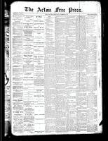 Acton Free Press (Acton, ON), November 15, 1888