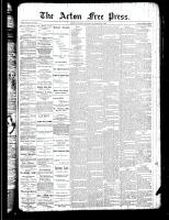 Acton Free Press (Acton, ON), December 13, 1888