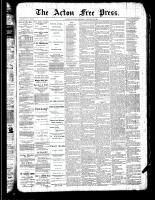 Acton Free Press (Acton, ON), January 24, 1889