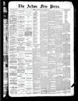 Acton Free Press (Acton, ON), January 31, 1889
