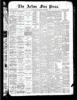 Acton Free Press (Acton, ON), March 28, 1889