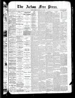 Acton Free Press (Acton, ON), May 2, 1889